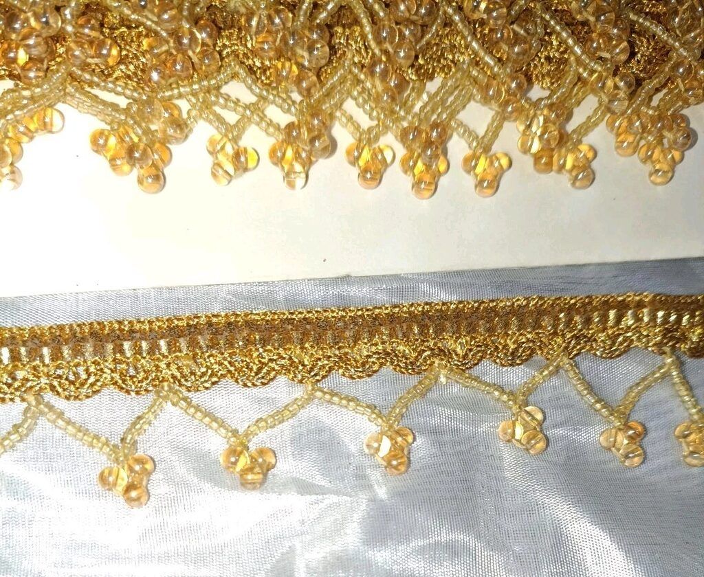 D22 Gold lace beads 5