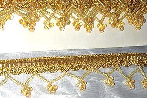 D22 Gold lace beads 5
