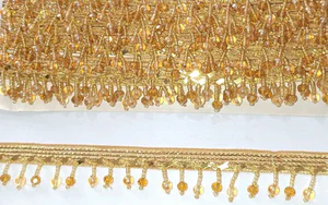D24 gold lace with beads 10